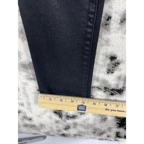 Helmut‎ Lang Jeans Womens Size 25 Black Skinny Pull On Jegging Stretch Low Rise - Picture 6 of 13